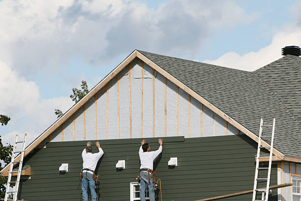 Professional Siding Contractor technician working in Moores Hill, IN